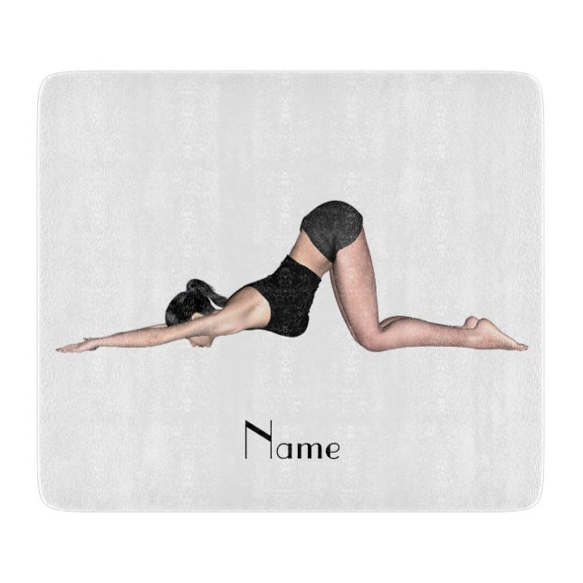Yoga Poses Thunder_Cove  Cutting Board (Front)