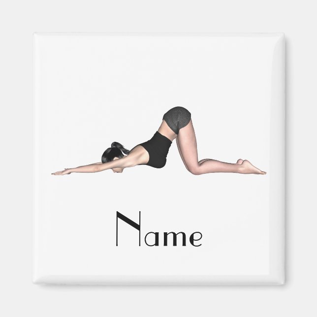 Yoga Poses Thunder_Cove Magnet (Front)