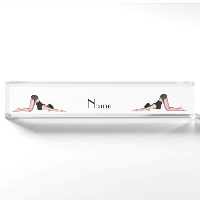 Yoga Poses Thunder_Cove  Nameplate (Front)