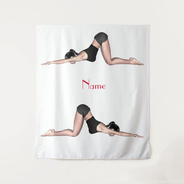 Yoga Poses Thunder_Cove  Tapestry (Front)