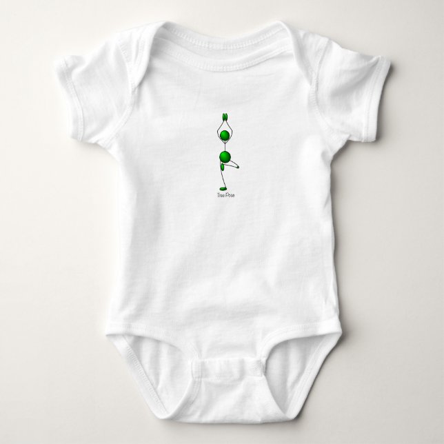 Yoga Poses - Tree Pose T-Shirt (Front)