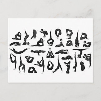 Yoga Postcard