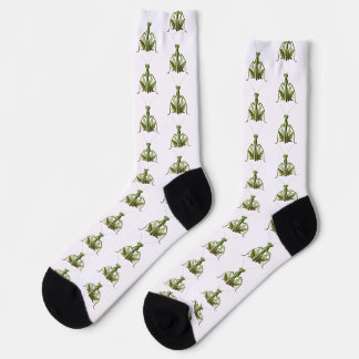 Yoga Praying Mantis Socks