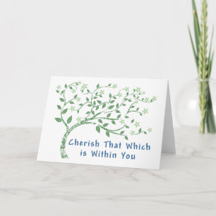 Yoga Quote: Cherish That Which is Within You Card