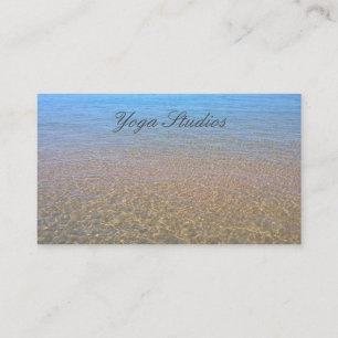 Yoga Reiki Spiritual Healing Water Studio Business Card