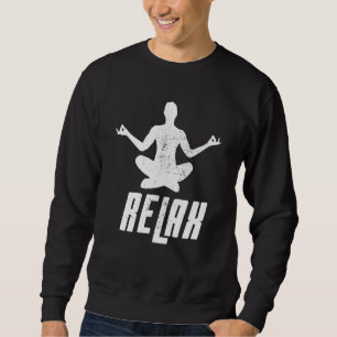 Yoga Relax Spiritual Meditation Yogis Poses Fitnes Sweatshirt