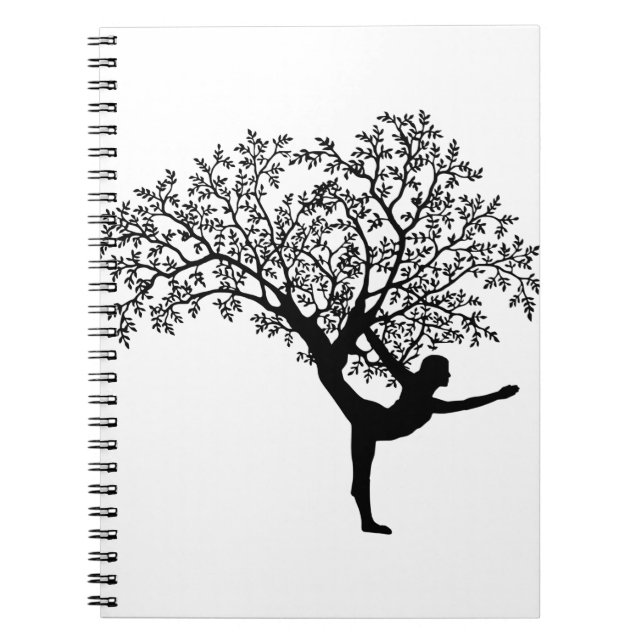 yoga save trees notebook (Front)
