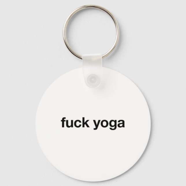 Yoga  self care keychain (Front)