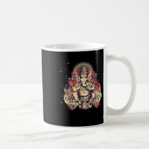 Yoga Shirts Spiritual Hindu God Ganesha Meditation Coffee Mug