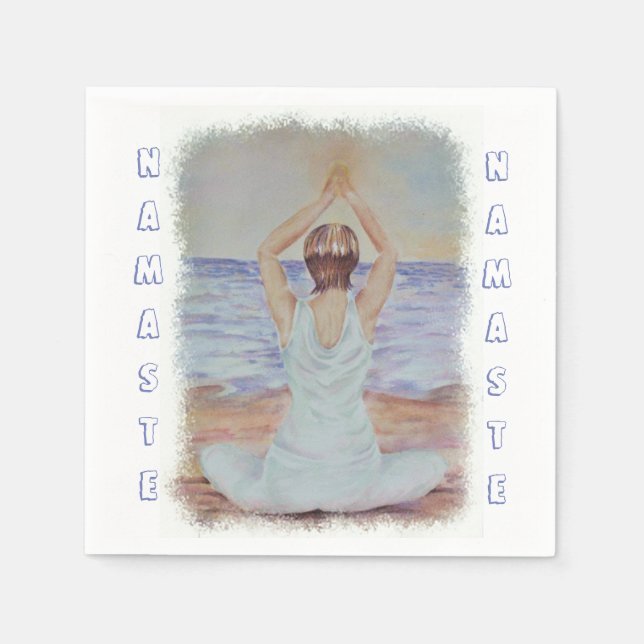 YOGA S'IL VOUS PLAÎT | SERVIETTES EN PAPIER (Devant)