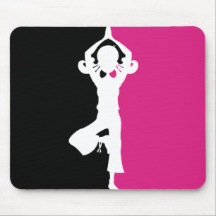 Yoga Silhouette Mousepad