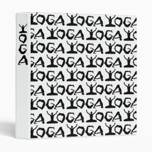 Yoga Silhouettes Binder