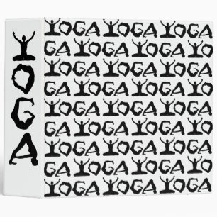 Yoga Silhouettes Binder