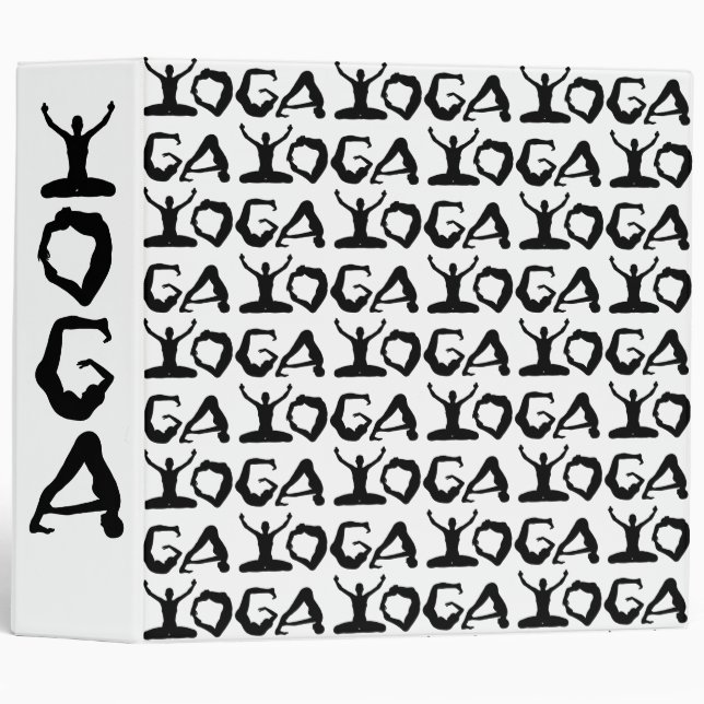 Yoga Silhouettes Binder (Front/Spine)