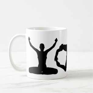 Yoga Silhouettes Coffee Mug