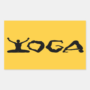 Yoga Silhouettes Sticker