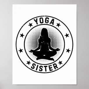 Yoga Sister Yoga Poster
