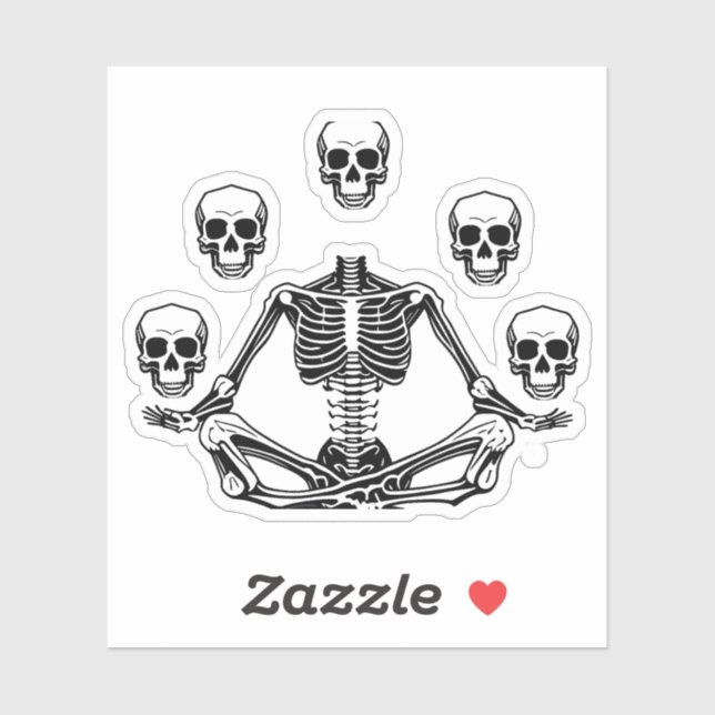 Yoga Skeleton (Sheet)