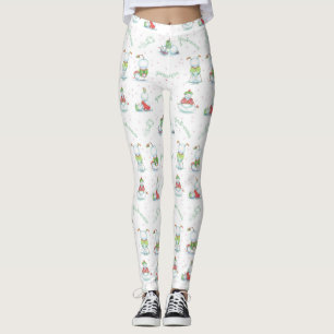 Yoga Snowman Leggings