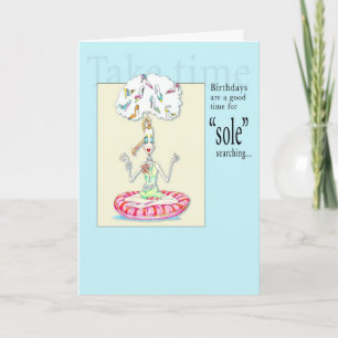 Yoga "sole" recherche Carte d'anniversaire