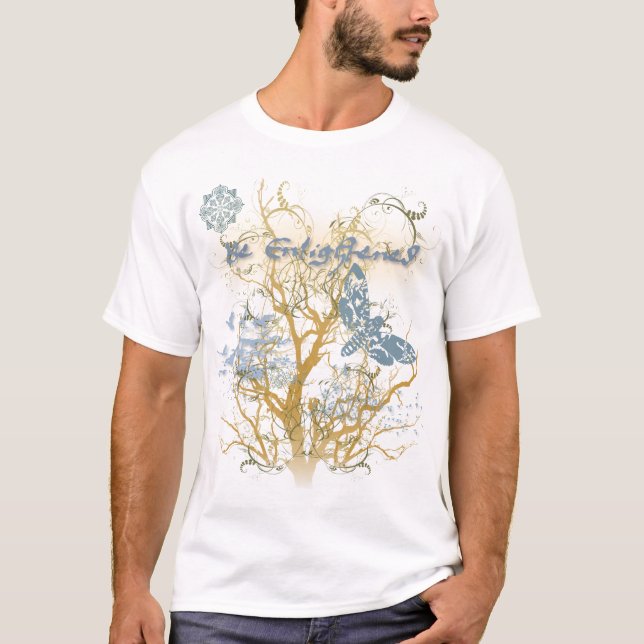 Yoga SPeak : Be Enlightened! T-Shirt (Front)