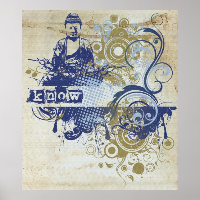 Yoga Speak : Indigo Knowing Chakra Poster (Front)