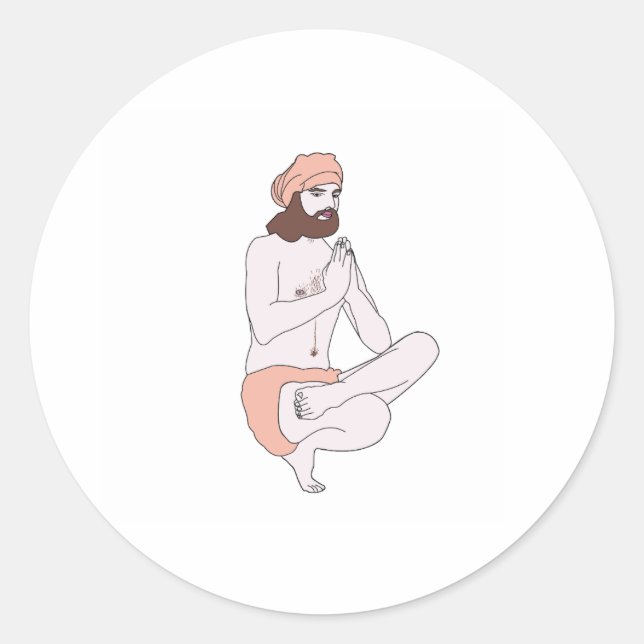Yoga sticker (Front)