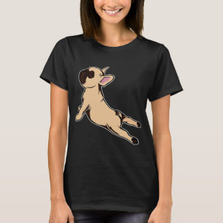 Yoga Stretch Frenchie 656 T-Shirt
