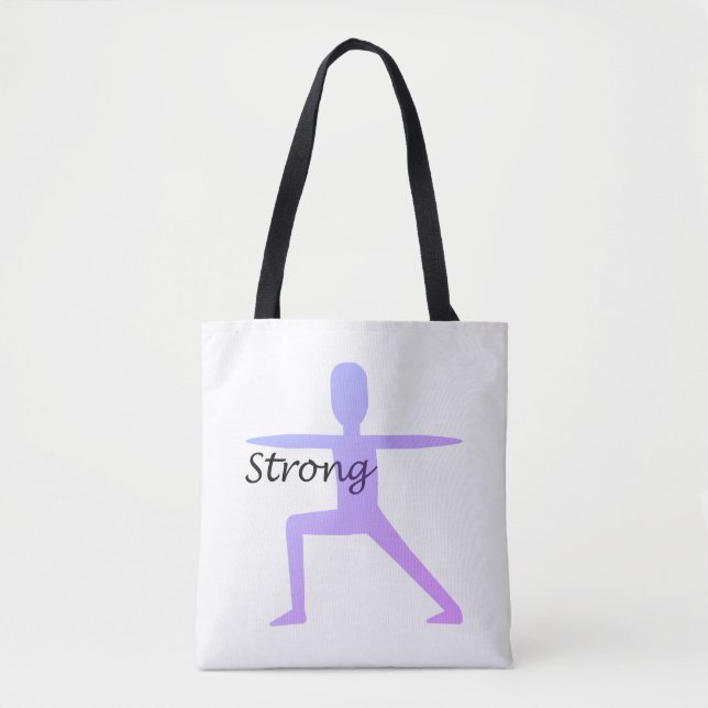 Yoga Strong Tote Bag (Front)
