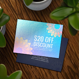YOGA Studio Coupon rabais Loyalty Gold Mandala