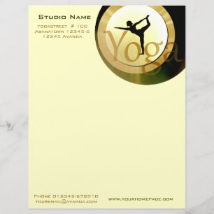 Yoga Studio letter Paper