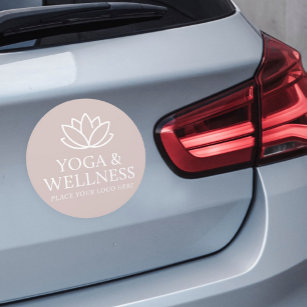 Yoga Studio Logo Circle Magnet de voiture Promotio
