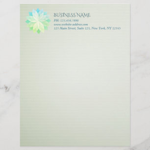 YOGA Studio Meditation Instructor Colourful Mandal Letterhead