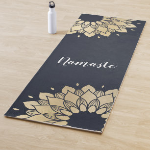 Yoga Studio Meditation Instructor Gold Mandala Yoga Mat