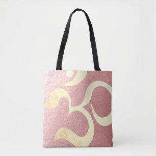 Yoga Studio Meditation Instructor Life Coach OM Tote Bag