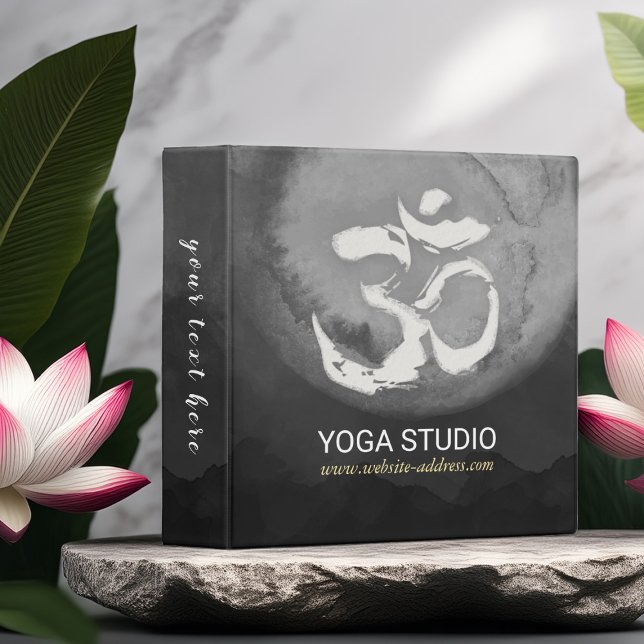 Yoga Studio Meditation Instructor Reiki Master OM Binder (Creator Uploaded)