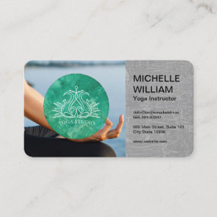 Yoga Studio   Meditation   Mental Wellness Business Card