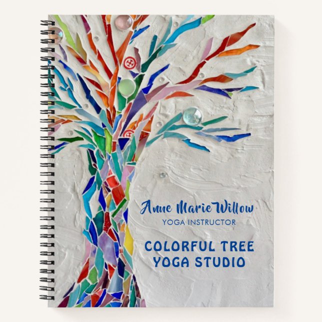 Yoga Studio Spiral Notebook (Front)