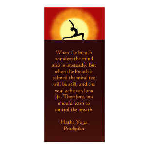 Yoga Sunrise Yoga Instructor Teacher Rack Cards