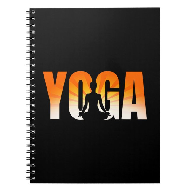 Yoga Sunshine Notebook (Front)