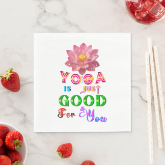Yoga Tableware Is Just Good For You Napkin