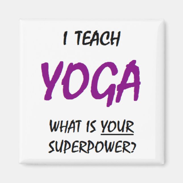 yoga teach magnet (Front)
