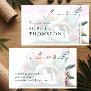 Yoga teacher business card