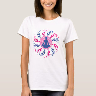 yoga,tee,meditation,positive+energy,peace T-Shirt