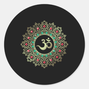 Yoga Tees,yoga Designs,yoga Graphic Tees,relaxing Classic Round Sticker
