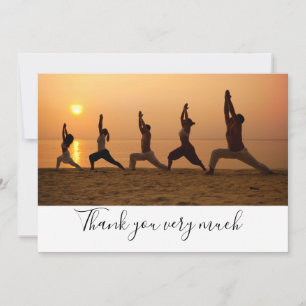 Yoga Thank you card 
