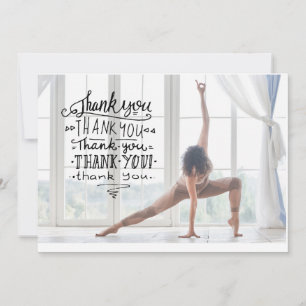Yoga Thank you card 