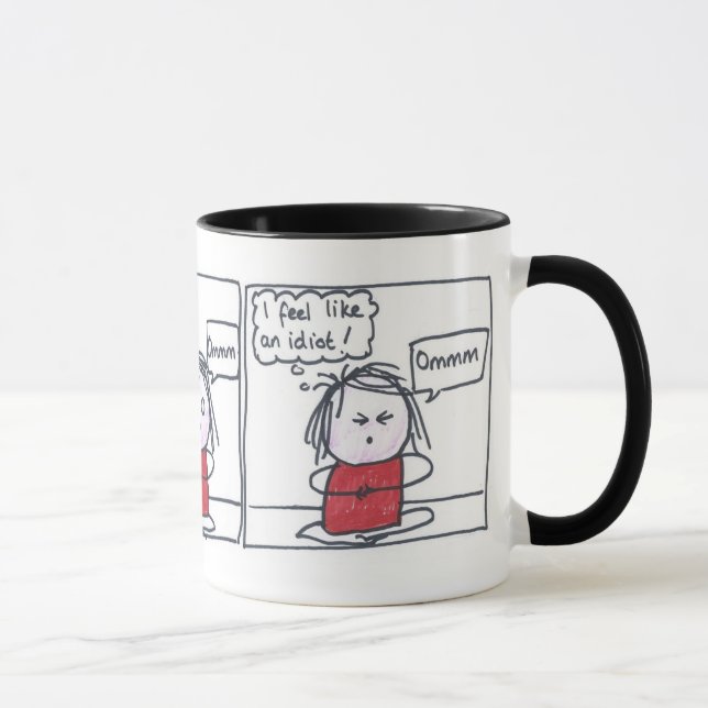 Yoga - the control of body and mind mug (Right)