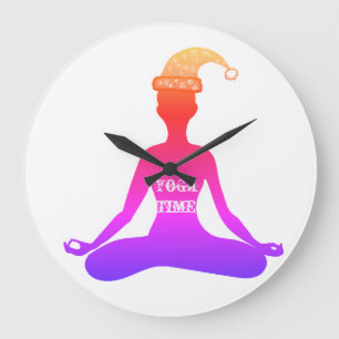 Yoga Time Wall Clock