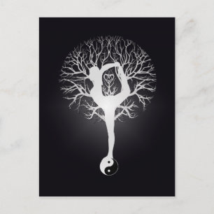 Yoga Tree Postcard